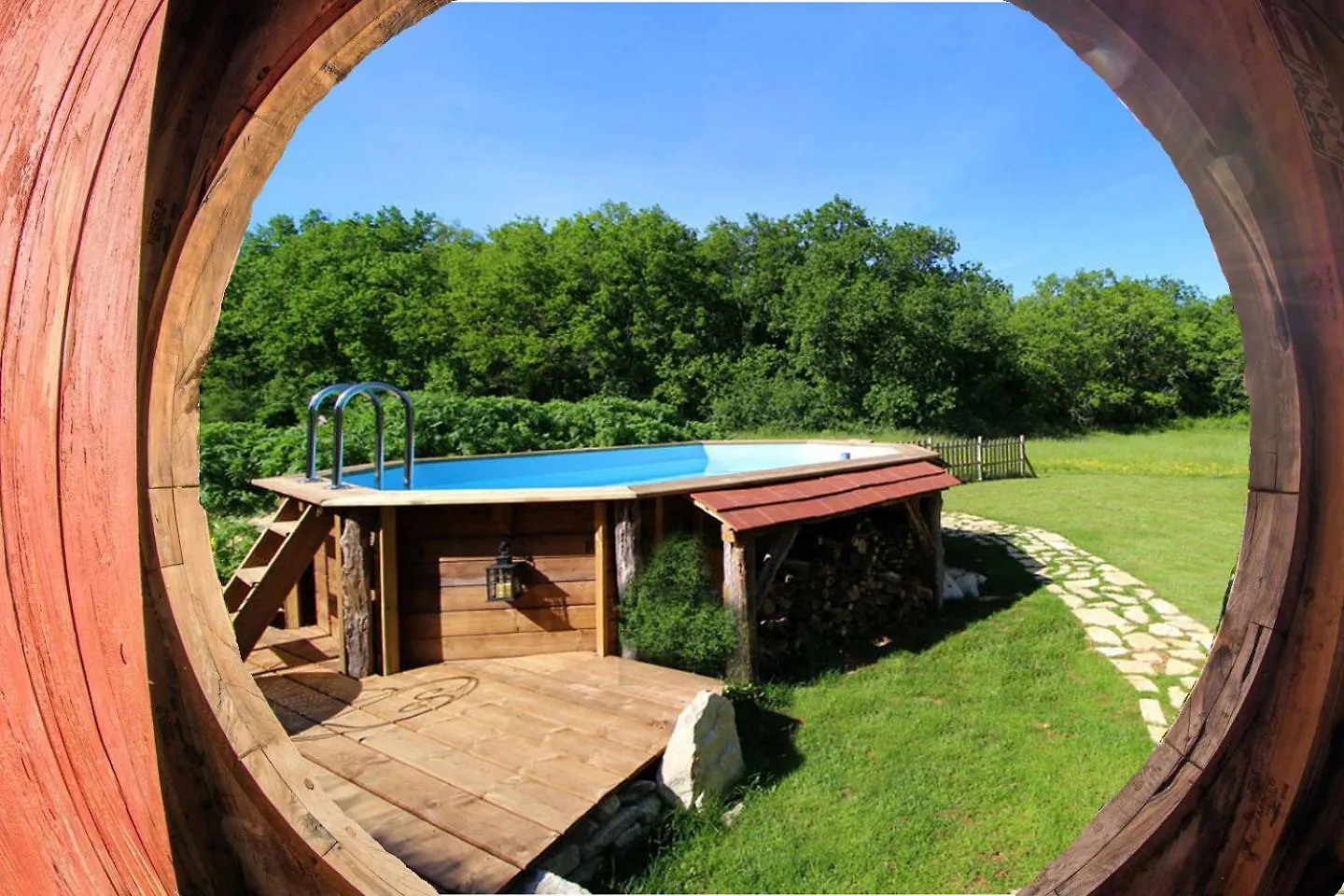 Σπίτι διακοπών Maison Hobbit Piscine, Spa Et Hammam Proche Des Gorges De L'Aveyron Lavaurette